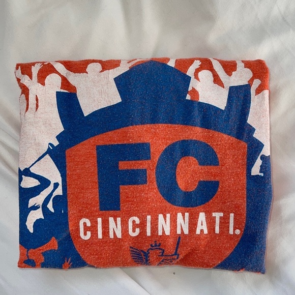 FC Cincinnati Soccer Crew Cotton T-Shirt - Picture 7 of 12